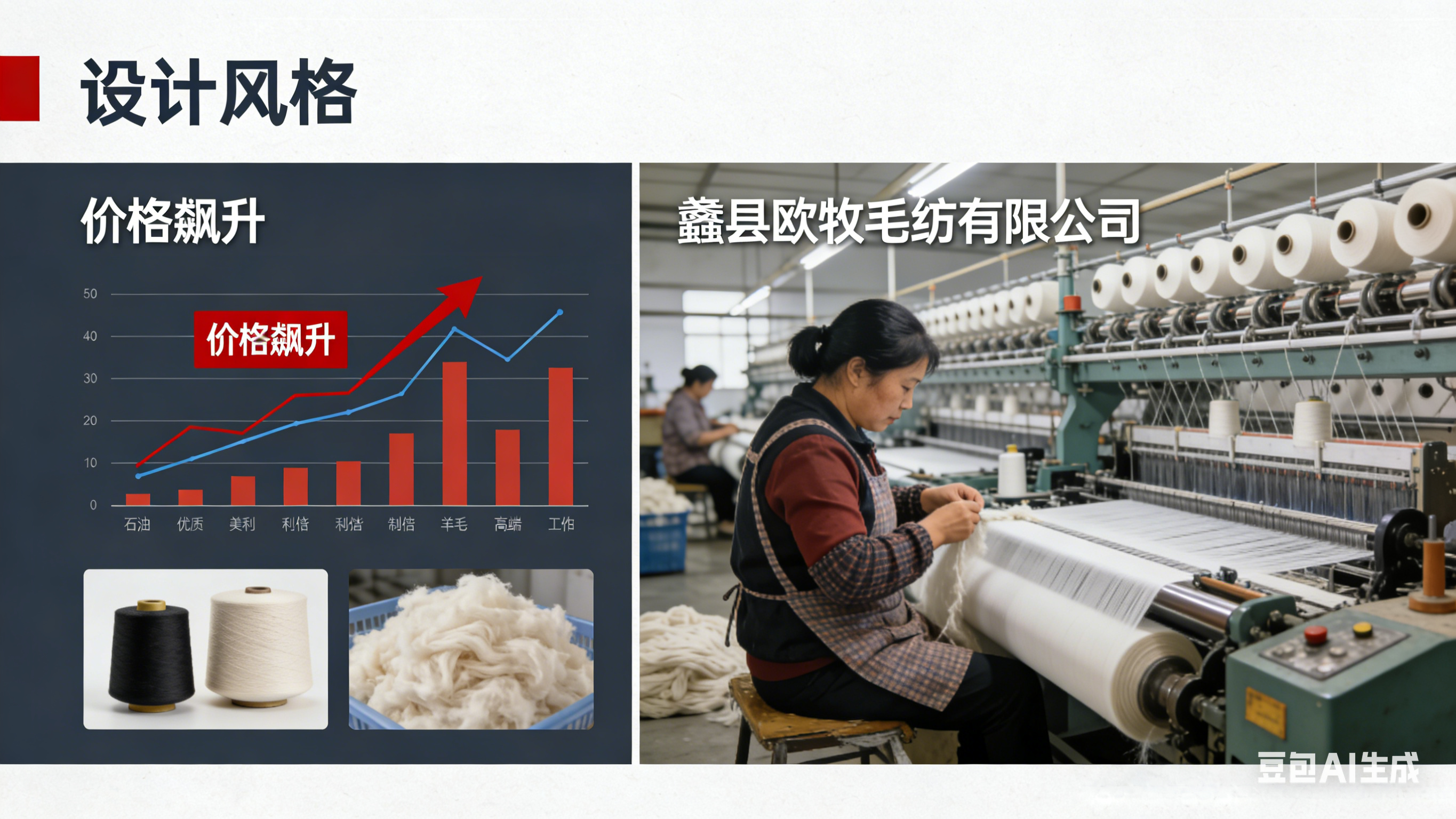 Der Anstieg des Rohöls hat die Kosten für Chemiefasern in die Höhe schnellen lassen. Lixian Omu Woollen Spinning Co., Ltd. schafft den Durchbruch mit natürlichen Rohstoffen.