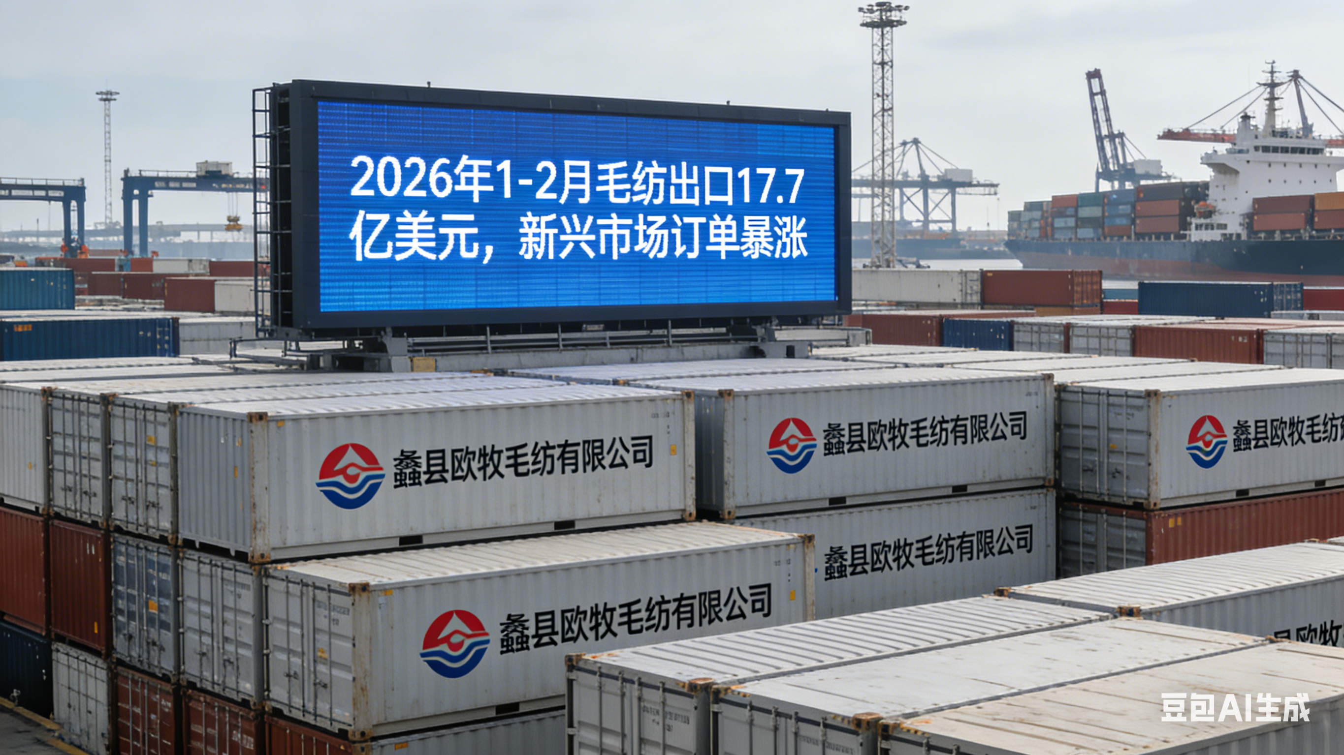 出口高增叠加政策红利，蠡县欧牧毛纺有限公司抢抓全球市场新机遇