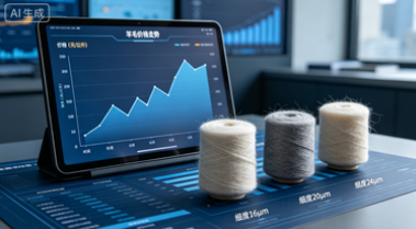 De wolprijzen blijven op een hoog niveau liggen en de grondstoffenmarkt vertoont een patroon van dalend volume en stijgende prijzen.