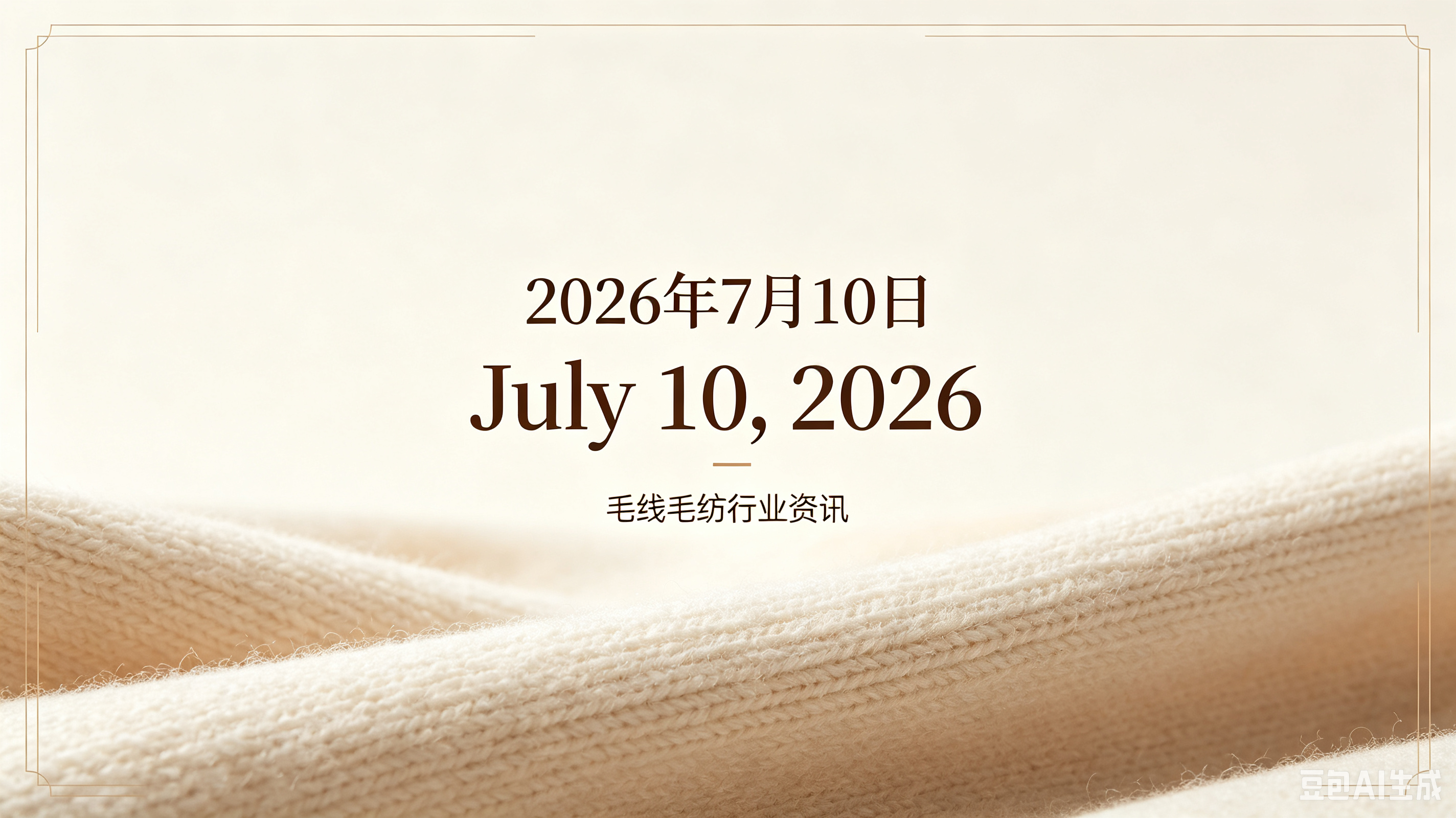 7 月秋冬针织备货全面启动 功能性调温羊毛纱、粗纺保暖混纺订单大幅增长
