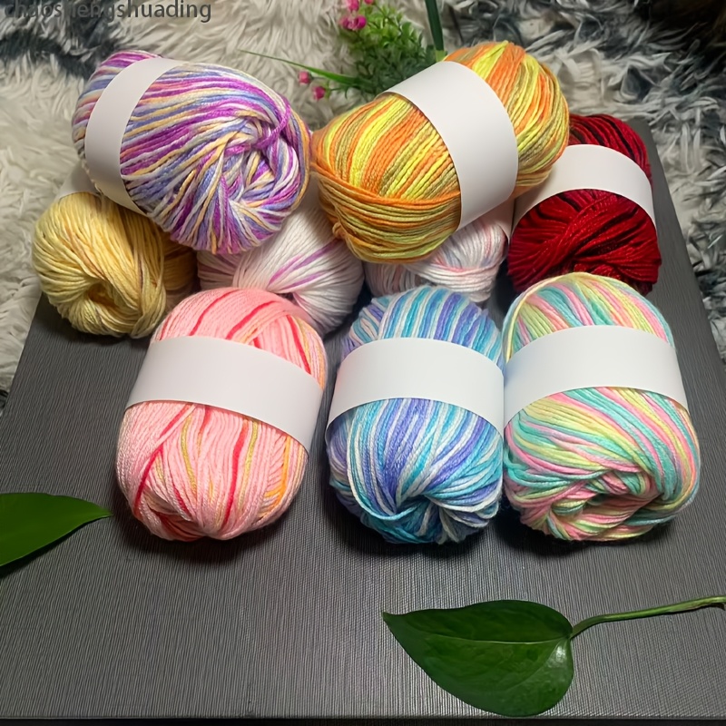 Seksyon na tinina ng acrylic na sinulid ng sanggol